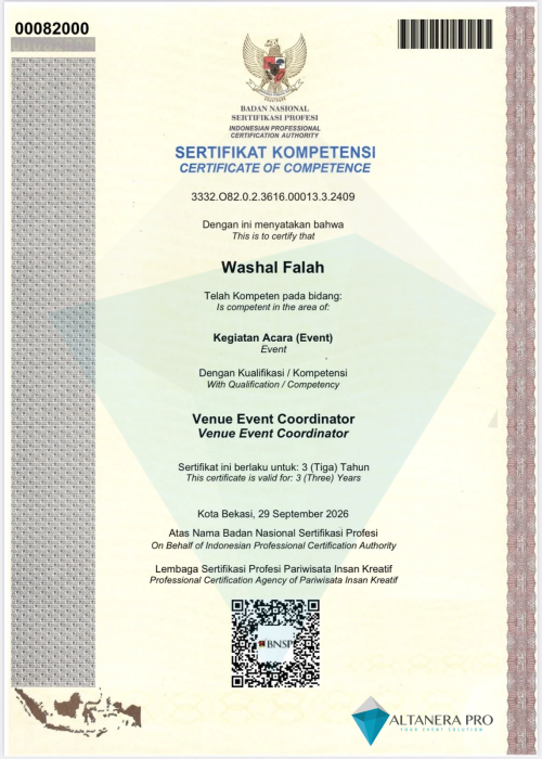 sertifikat resmi